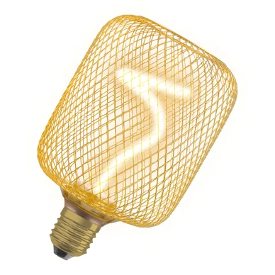 Ledvance LED-pære E27 Filament Spiral Square Guld 170lm DIM 3,5W/818 4058075840225 Modsvarer: N/A