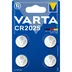 Varta CR2025 Litium knappcellsbatteri - 4 Pack