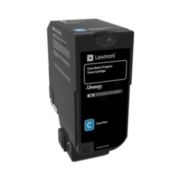 Lexmark Tonerkassett cyan, 12.000 sider 74C2HC0