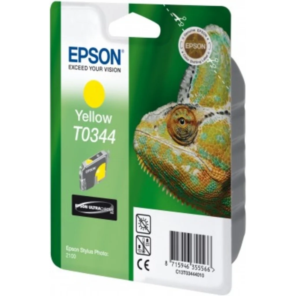 Epson T0344 Bläckpatron gul, 17 ml