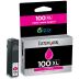 14N1070E Blækpatron magenta No 100XL, High Yield - 600 sider