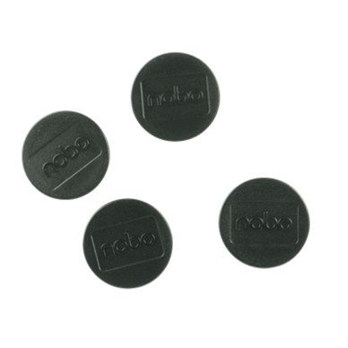 Magneter Nobo 38 mm svart (4st)