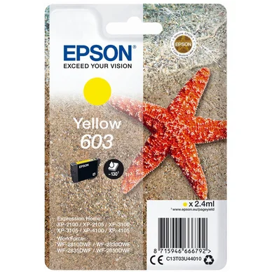 Epson Epson 603 Mustepatruuna Keltainen T03U4 Vastaa: N/A
