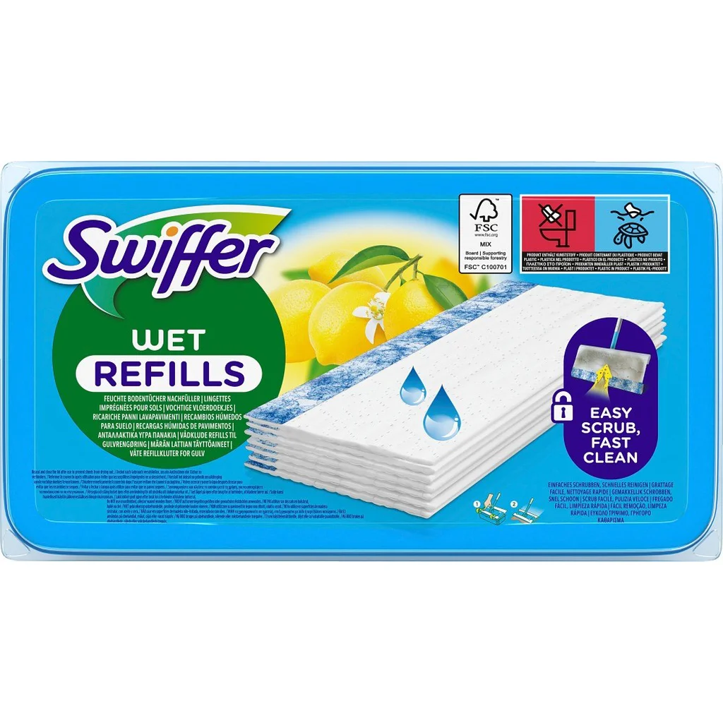 Swiffer Floor Rengöringsdukar Wet Citrus 20-pack
