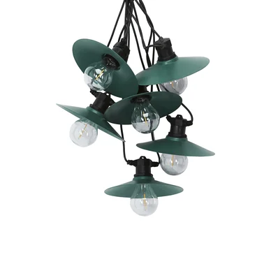 Donna Ljusslinga 6st LED-lampor Grön 7,2m IP44