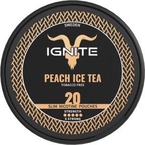 Ignite Peach Ice Tea X-Strong Slim