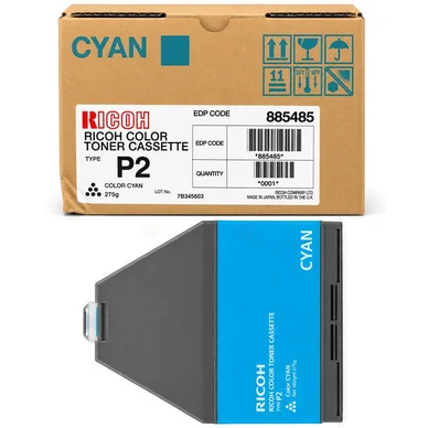 Ricoh Tonerkassette cyan Type P2 10.000 sider 888238 Modsvarer: N/A