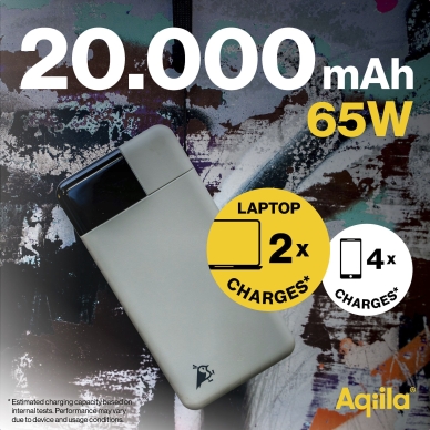 Aqiila Powerbird B20+M Powerbank 20000mAh 65W Moss
