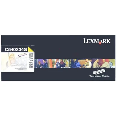 Lexmark Developer gul C540X34G Modsvarer: N/A billede