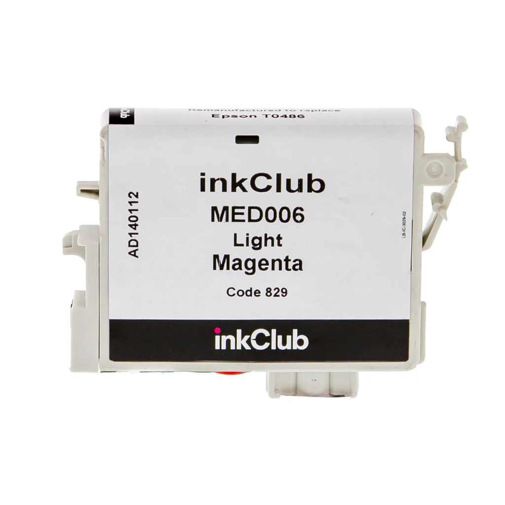 inkClub Bläckpatron ljus magenta, ersätter Epson T0486 MED006 ersätter T0486