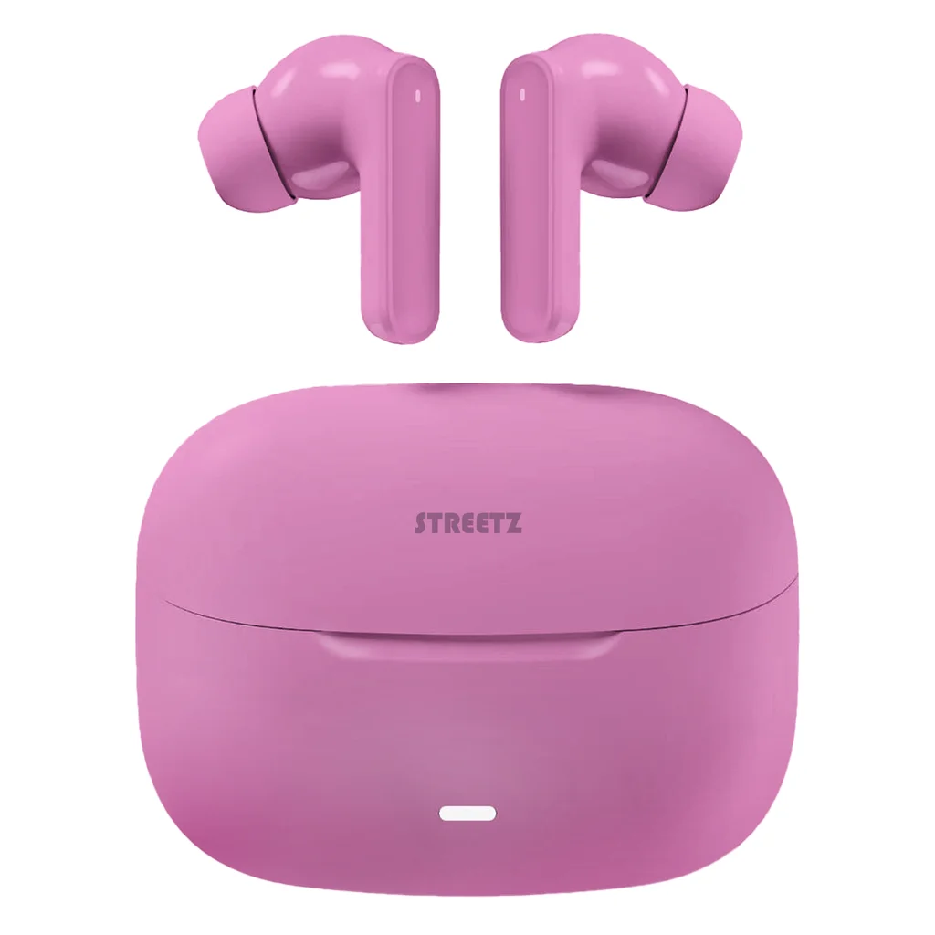 Streetz T120 TWS in-ear hörlurar rosa