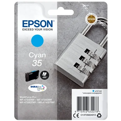 Epson Epson 35 Mustepatruuna Cyan T3582 Vastaa: N/A