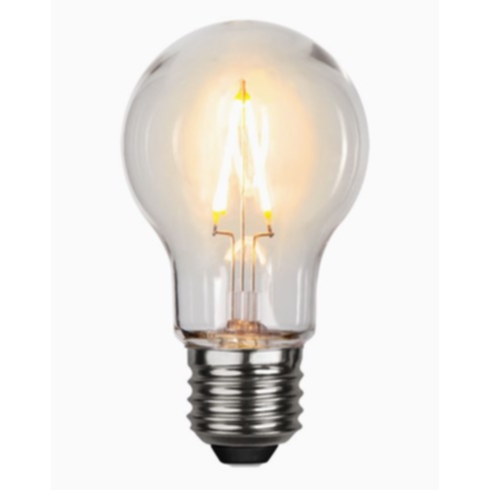 LED-lampa E27 PC-plast 0,6W 2200K 70 lumen