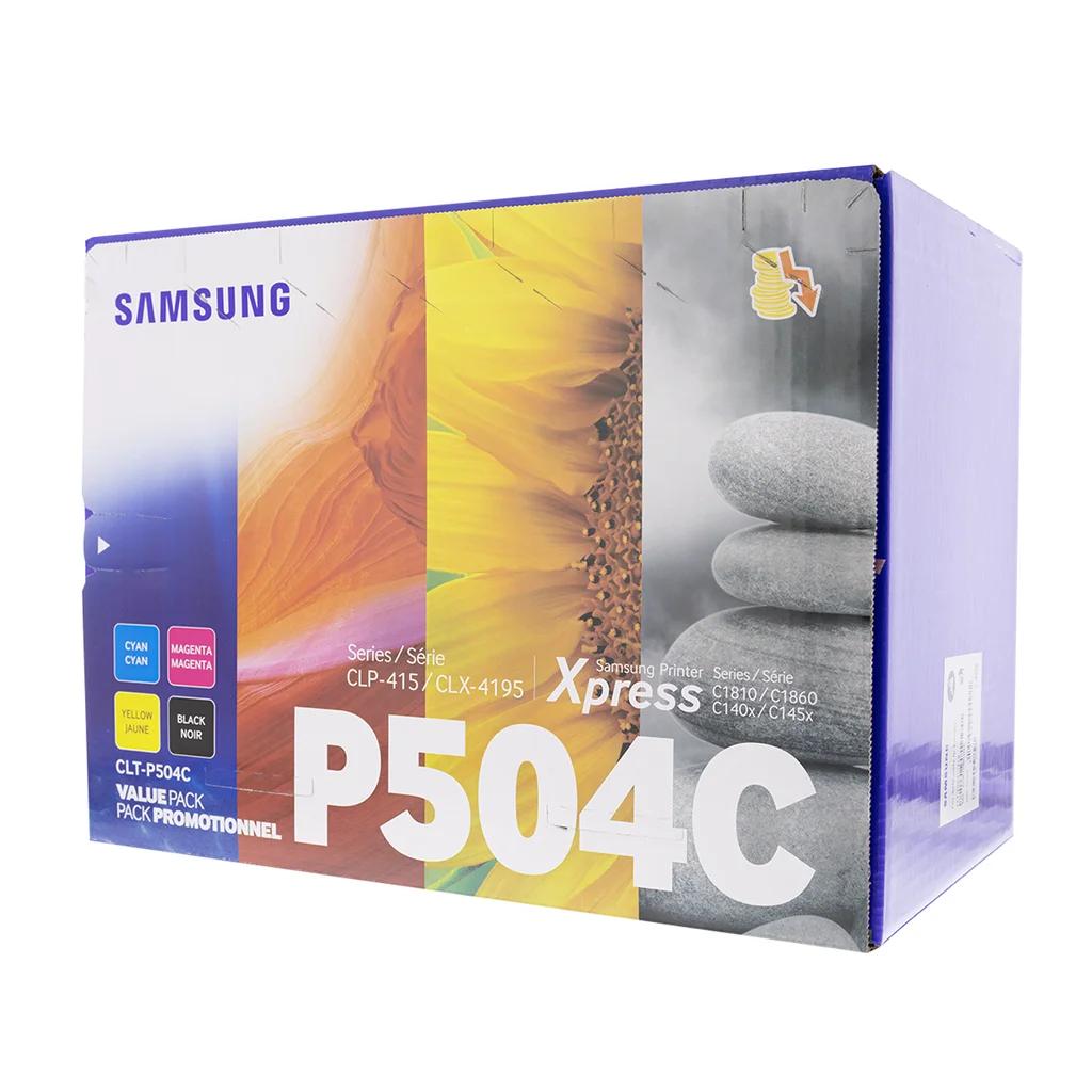Samsung C504 Toner Value-Kit (Bk,C,M,Y) Innehåller 2500 Sido