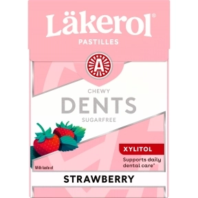 Läkerol Dents Strawberry Cream, 85g 