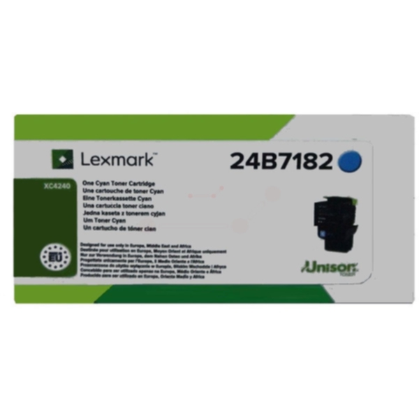 Lexmark Toner cyan 6k 24B7182 Tilsvarer: N/A