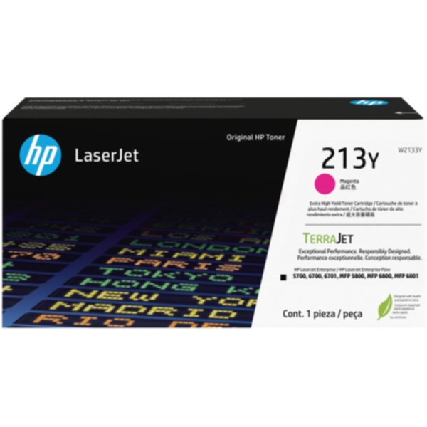 HP HP 213Y Tonerkassett Magenta W2133Y Tilsvarer: N/A