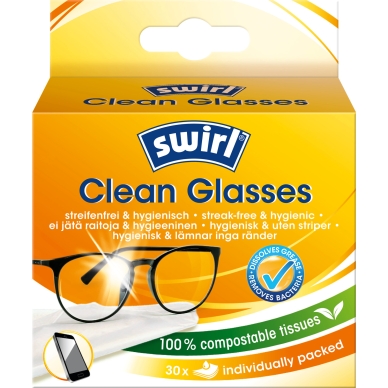 SWIRL alt Nettoyant lunettes paquet de 3x30