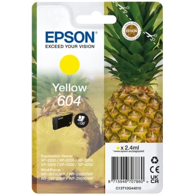EPSON alt Epson 604 Blekkpatron gul