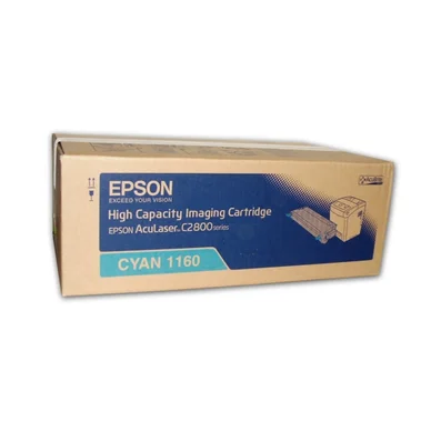 Epson Tonerkassette cyan 6.000 sider, høj kapacitet S051160 Modsvarer: N/A