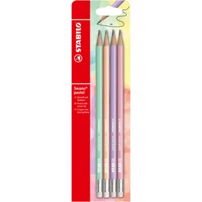 STABILO Swano HB Pastell 4 Pack