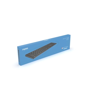 RAPOO Tangentbord E9800M Multi-Mode Trådlös Mörkgrå