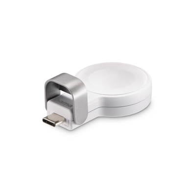 HAMA Hama Langaton laturi Apple Watchille USB-C, Valkoinen