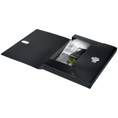 Leitz Recycle Boxmapp A4 PP svart
