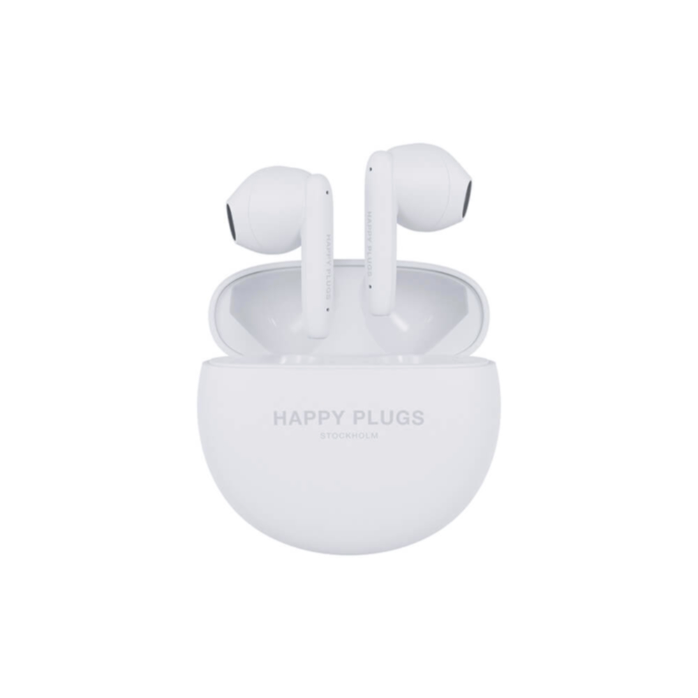 Happy Plugs Happy Plugs Hodetelefoner Joy Lite In-Ear TWS Hvit