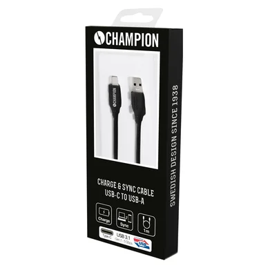 Champion USB-C till USB-A 1 meter