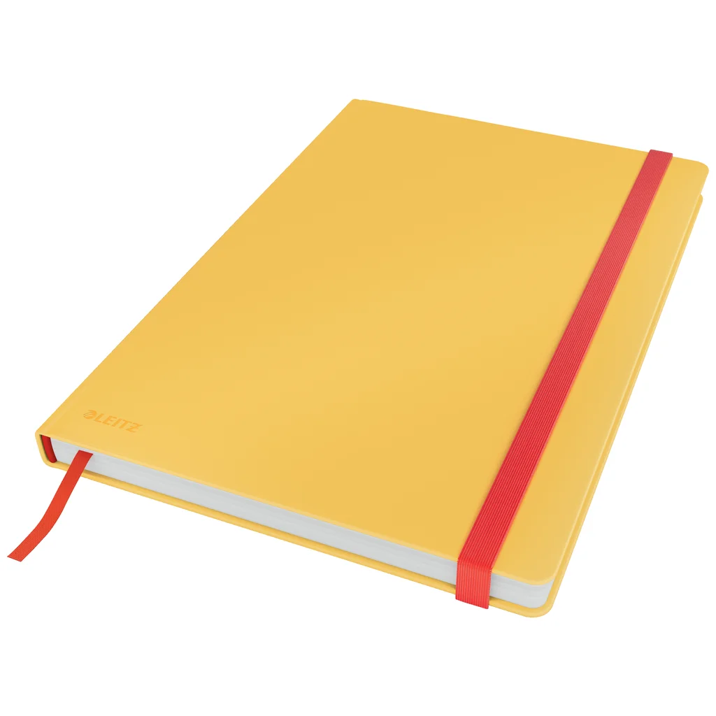 Leitz Cosy Anteckningsbok L linj. Gul