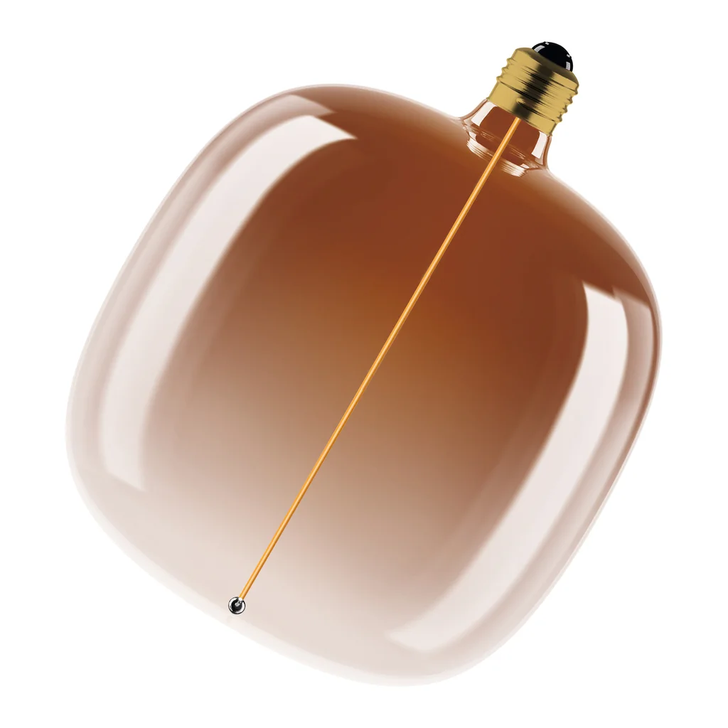LED Lampa Filament E27 Magnetic Oval DIM Brun 200lm 4,8W/818