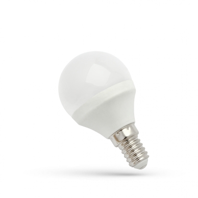 Spectrum LED LED Pallolamppu E14 6W/830 520lm 230V Opaali