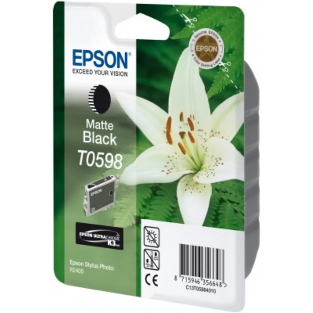 Epson T0598 Bläckpatron Mattsvart