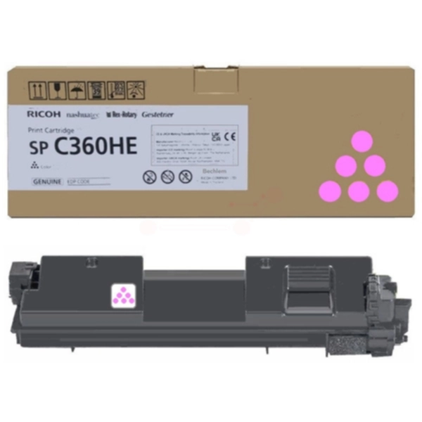 Bilde av Ricoh Ricoh Spc360he Tonerkassett Magenta 408186 Tilsvarer: N/a