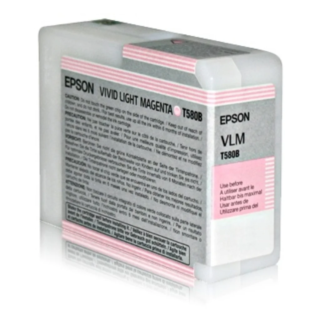 Epson T580B Bläckpatron Ljus magenta