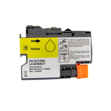 WL Blækpatron, erstatter Brother LC3235XL Y, gul, 5000 sider 0LC3235XLY Modsvarer: LC3235XLY