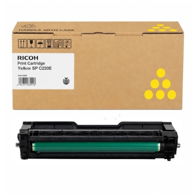 Ricoh Tonerkassette gul 2.000 sider 406106 Modsvarer: N/A billede