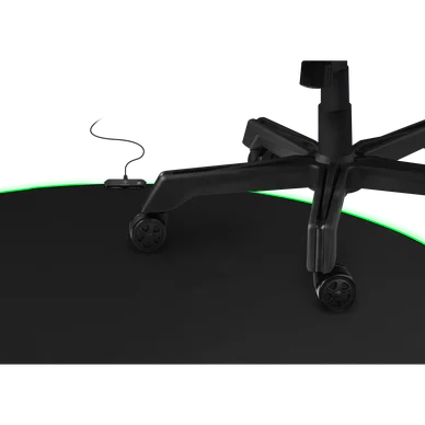 Deltaco Gaming DFP430 Golvmatta RGB, svart