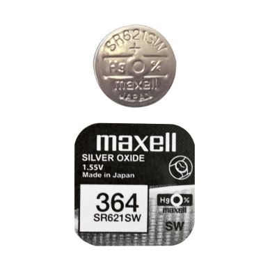 MAXELL Maxell Knapcellebatteri SR621SW / 364 10145300 Modsvarer: N/A