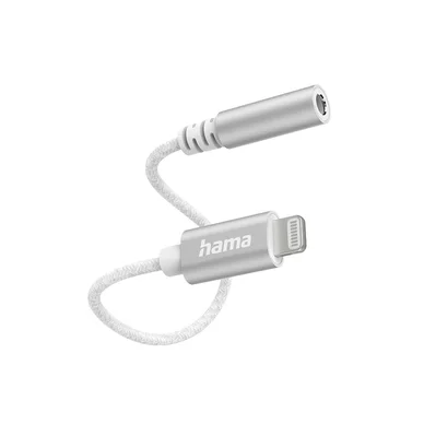 HAMA HAMA Lydadapter Lightning til 3,5 mm Hvid 4047443486509 Modsvarer: N/A billede