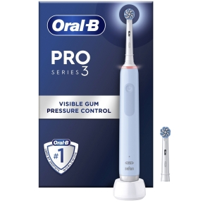Oral-B Pro 3 Series 3 Sähköhammasharja Blue + Extra Refill