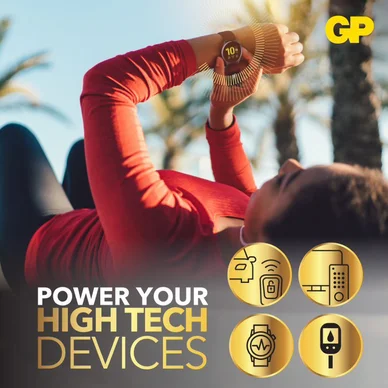 GP litium knappcell CR2016 5-p
