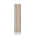 LED antikljus beige 2st 25cm