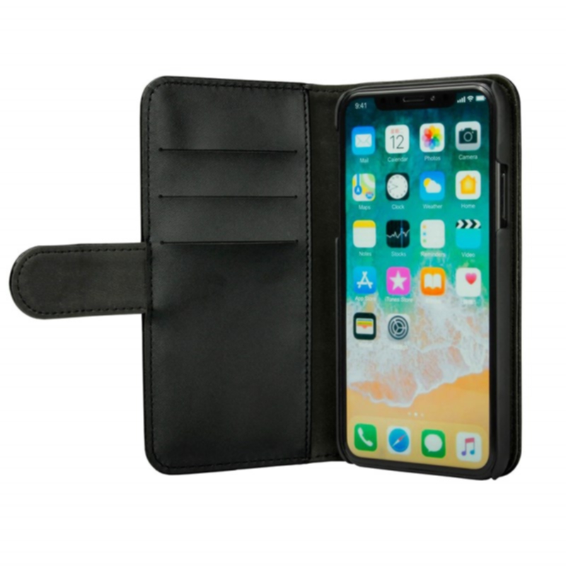 Gear GEAR Lommebokveske svart iPhone X/Xs Magnetdeksel Mobildeksel og futteral iPhone,Elektronikk