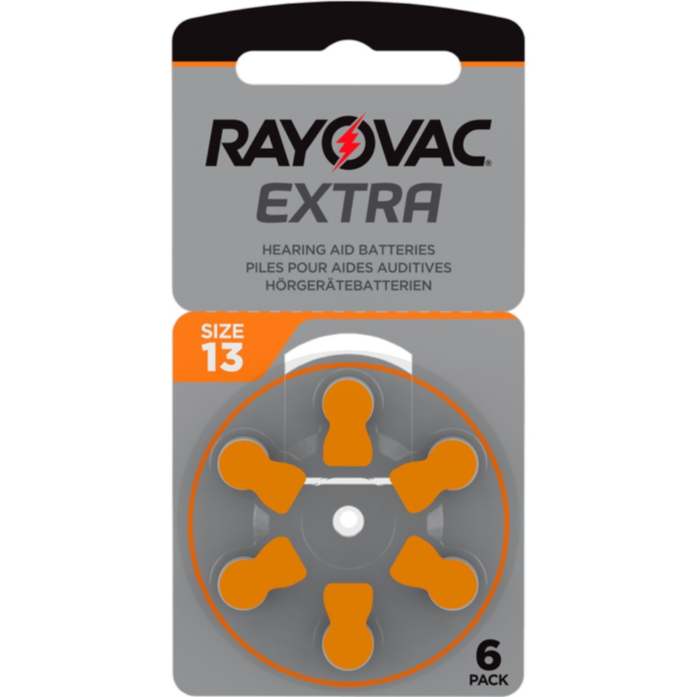 RAYOVAC Rayovac Extra advanced ACT 13 Orange Batterier og ladere,Batterier til høreapparat