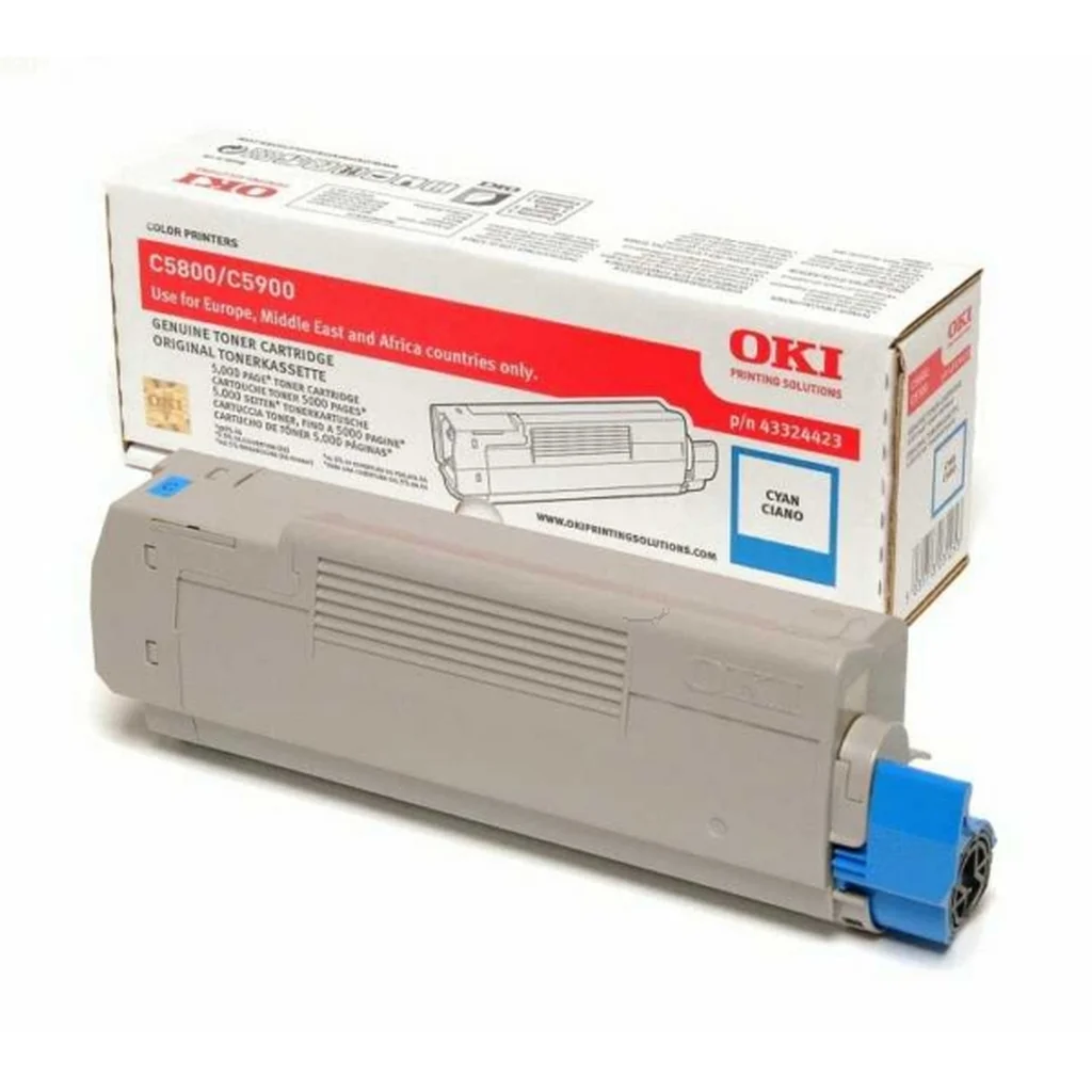 Tonerkassett cyan 5.000 sidor