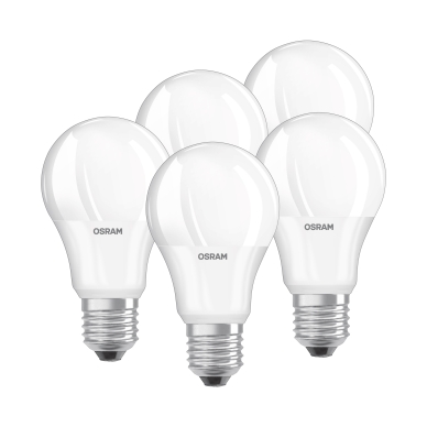OSRAM alt LED-Lampa E27 8,5W 2700K 806 Lumen 5-Pack