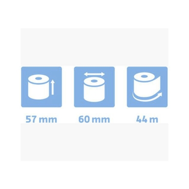 Thermorulle bisfenolfri 57x60x12mm 44m, 10-pack