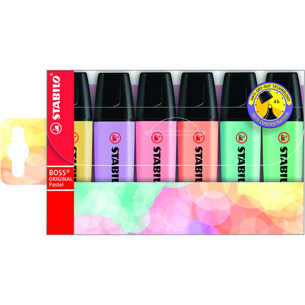 STABILO BOSS 6/fp, Pastell
